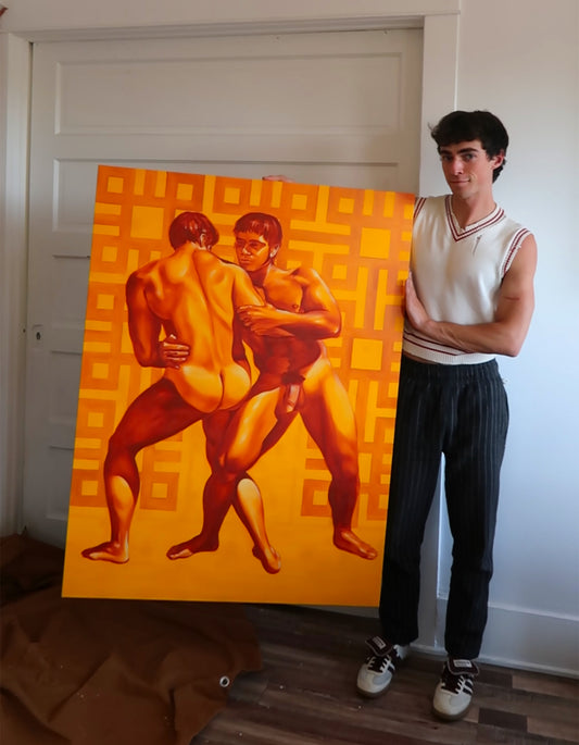 Masculine Compassion (Painting)